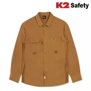 SH-2404(BR) 메쉬 긴팔셔츠 작업복 세이프티 케이투
