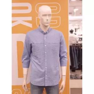 뱅뱅 세이브존02 뱅뱅)공용 헨리넥 7부 남방 NSK305