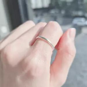 랑데시아 여성반지 실버 925 SILVER 은 미니 웨이브 오픈반지