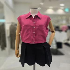 모조에스핀 빅포켓 포인트 블라우스 S242MSC023 662621