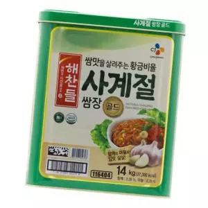 (다올)해찬들 쌈장 14kg 사계절 골드 양념장