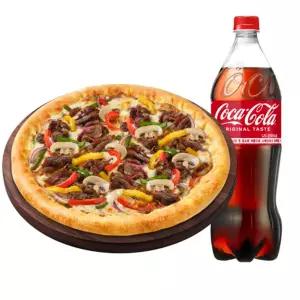 (피자헛) 직화불고기 치즈크러스트M + 콜라 1.25L