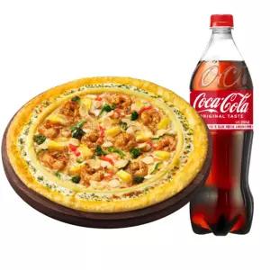 (피자헛) 갈릭버터쉬림프 리치골드L + 콜라 1.25L