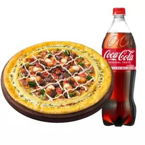 (피자헛) 화이트 트러플 스테이크 뇨끼 리치골드L + 콜라 1.25L