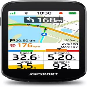 iGPSPORT BSC500 GPS 자전거 컴퓨터 3.3인치 터치스크린 MAP 및 음성 내비게이션 전기 모드 등반 훈련 기능