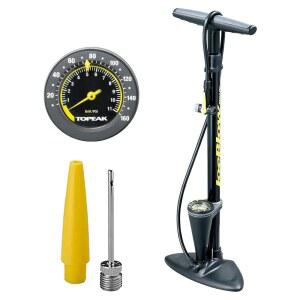 TOPEAK JOEBLOW MAX hp호환 바이크 플로어 펌프 160 PSI / 11 BAR 트윈헤드 PRESTA SCHRADER DUNLOP 밸브에 적합합니다