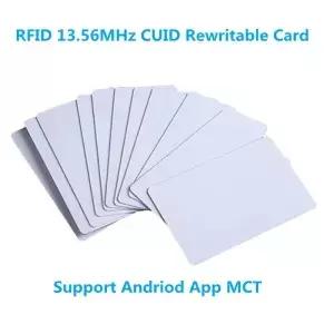 5/10pcs CUID 안드로이드 앱 MCT 수정 NFC 1k s50 13.56MHz RFID 카드 블록 0 쓰기 가능 HF 14443A 복제