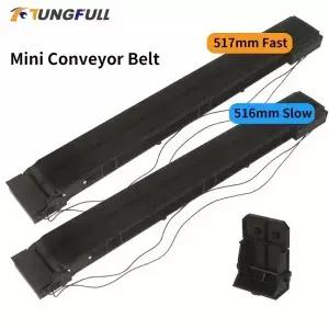 24V 미니 컨베이어 벨트 517mm 고속 슬로우 자판기 트랙 화물 차선 자동 기계 크롤러 음료 의약품 배달