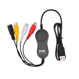 HDMI캡쳐보드 녹화 방송 EZCAP159 USB 오디오 S비디오 DVR 캡처 DVD CVBS V8 비디오 HI8 연결 RCA 카드 캠코더용 플레이어 PC VHS