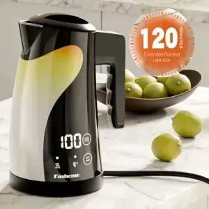 1300W 스테인레스 스틸 전기 주전자 1.25L 온수 보일러 온도 조절 커피 차 주방 가전