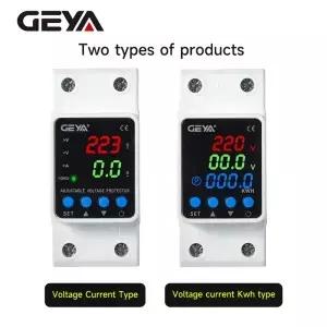 63A 220V 디지털 듀얼 디스플레이 조절 가능 과전압 전류 및 저전압 보호 장치 자동 재설정 릴레이