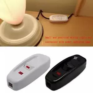 가정용 침대 옆 램프 AC 250V 10A 인라인 ON/OFF 테이블 코드 표시등 책상 LED 케이블 조명