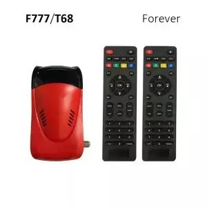 F777 T68 DVB S2X 포에버 1080P HD 디지털 위성 수신기 블라인드 스캔 HEVC H.265 듀얼 RCU MEA SE 아시아