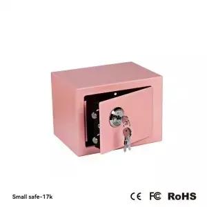 17k 금고 가정용 소형 기계식 키 미니 침대 옆 모든 철제 벽 입구 옷장