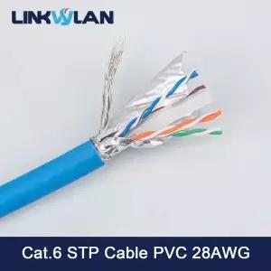 링크와일랜 네트워크 CAT6 S-FTP 벌크 패치 라우 케이블 AWG28 멀티코어 연선 구리선 PVC 재킷