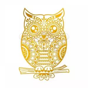 TBZ 황금 부엉이 (5D)(샤이닝) 보석십자수 40x60