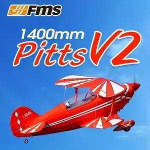 FMS RC 비행기 1400MM 피츠 PNP 특수 곡예 비행 3D 복엽 6S EPO Gaint 대규모 무선 제어 모델 항공기