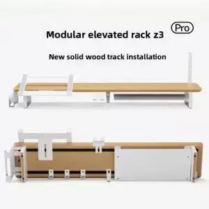 모던 솔리드 우드 모니터 스탠드 라이저 모듈형 컴퓨터 데스크 오거나이저 인체공학적 테이블 Z3 프로 홈