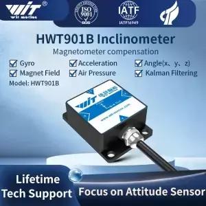 WitMotion [가속도계+경사계] HWT901B TTL MPU9250 9축 자이로스코프+각도계(XY0.1) ° 디지털