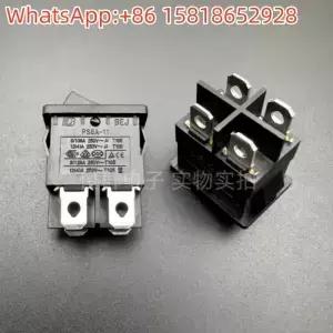 5pcs PS8A-11 BEJ 로커 보트 유형 전원 스위치 버튼 고전류 4 핀 2 기어 12A250V