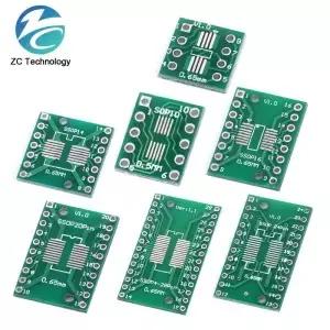 SOP8 20 24 28 56 턴 DIP IC 어댑터 소켓 TSSOP SOIC SSOP PCB 보드 컨버터 플레이트 0.65mm