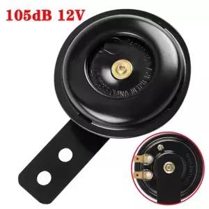 105db 12V 오토바이 경적 자동차 시끄러운 휘파람 스피커 전기 경고 기계 키트 먼지 피트 자전거 모토