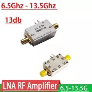 6.5G-13.5Ghz 13db RF 전력 증폭기 C-밴드 HAM 라디오 AMP 송신기 신호 수신기용 광대역