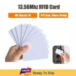 10p RFID 고주파 근접 카드 13.56Mhz IC MF S50 클래식 1K M1 액세스 제어 시스템 ISO14443A 용 스마트 NFC