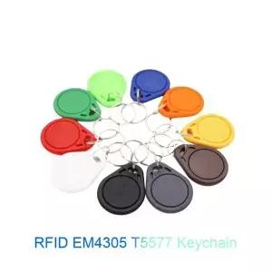 5Pcs EM4305 T5577 쓰기 가능 재기록 중복 RFID 스마트 태그 복사 125KHz 칩 카드 근접 토큰 Keyfobs 링