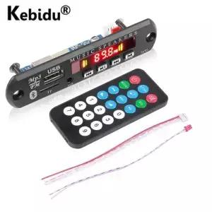 블루투스 5.0 음악 플레이어 디코딩 보드 모듈 9V-12V 지원 USB TF FM 라디오 무선 차량용 키트 MP3