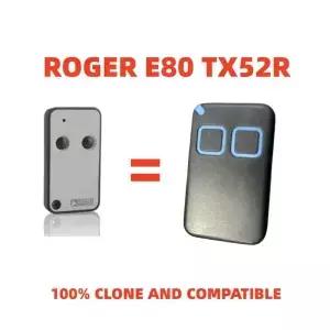 로저 리모컨 H80 TX22 E80 M80 차고 문 개폐기 배리어 게이트 컨트롤 433.92Mhz