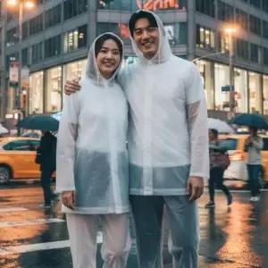 남녀공용 경량 우비 상하의세트 캠핑등산
