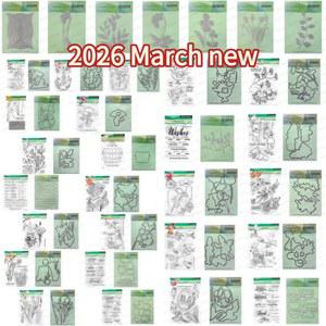 롤링 스탬프 PennyBlack Clear Stamps 2025 Diy Scrapbooking 공예품 제조 업체 사진 앨범 템플릿 수제 장식을위한 새로운 금속 절단 다이