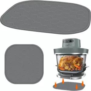 크리스피 프로 6in1 유리 에어프라이어용 내열 매트 베이스와 호환되는 미끄럼 방지 조리대 보호 실리콘