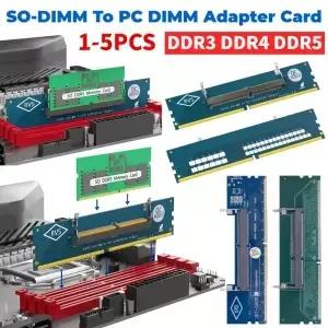 노트북 SO DDR5 RAM을 데스크탑 어댑터로 변환 메모리 카드 컨버터 PC