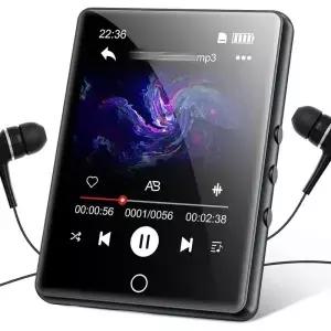 Oilsky-D26 64GB MP3/MP4 플레이어 풀 터치 스크린 2.8 Bluetooth 5.3 최대 저장 휴대용 오디오 비디오