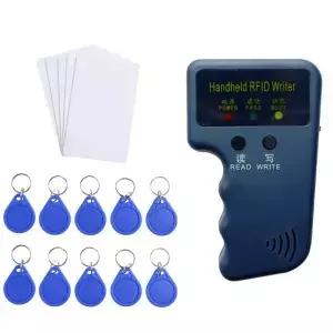 휴대용 RFID ID EM4100 125khz 리더기 프로그래머 카드 스마트 복사기 5/10PCS 태그