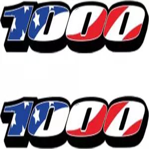 GSXR1000을 위한 멋진 모터사이클 페어링 스티커 데칼 강한 끈적임 1000 블루 화이트 레드