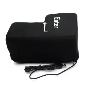 사무실용 소프트 USB 입력 키 벤트 베개 컴퓨터 단추 리턴 감압 스트레스 해소 장난감 거대한