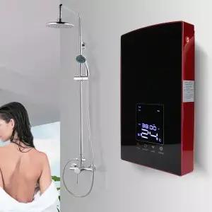 벽걸이 전기 온수기 음성 제어 가정용 인스턴트 욕실 목욕 220-240V