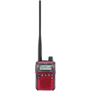 ICOM IC-R6 광대역 휴대용 수신기 메탈릭 레드 수신 범위 확장됨