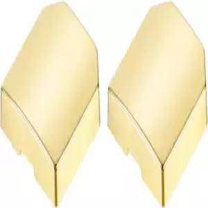 MECCANIXITY 메트로놈 추 피아노 슬라이더 1.8x1.7x0.5cm 악기 액세서리 2개 (골드)