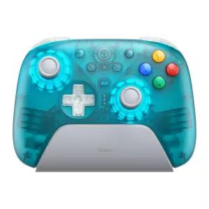 8Bitdo Ultimate 2 무선 컨트롤러 PC/애플/스팀/안드로이드 클리어 블루