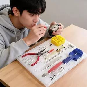 메탈 손목시계 줄 교체 도구 데일리 사무실 자취 선물용 모던 베이직-WFPY3YN