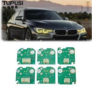 BMW 호환 F30 F31 DRL 천사 눈 노란색 LED 주간 주행 등 6V 업그레이드 320i 2016-2019 앞 범퍼 라이트 |