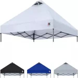 ABCCANOPY 교체용 캐노피 상단 Easy Pop Up 텐트 10x10 화이트
