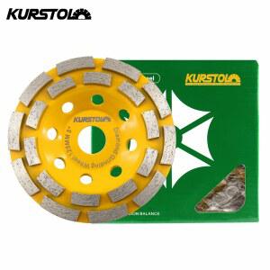 샌딩 사포 KURSTOL 다이아몬드 더블 로우 그라인딩 디스크 콘크리트 석조 화강암 대리석 125mm