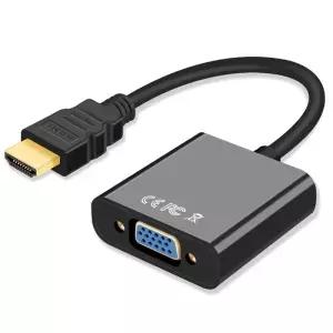 HDMI 호환 VGA 어댑터 디지털 아날로그 남성Famale 케이블 변환기 PC 노트북 태블릿 HDTV