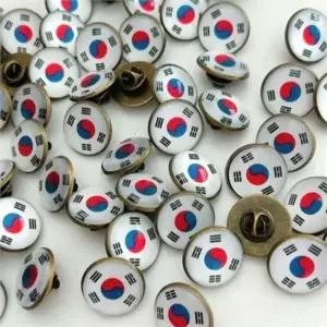 태극기 뱃지 태극기 배지 선물용 국경일 기념품 한국 태극기뱃지 태극기배지