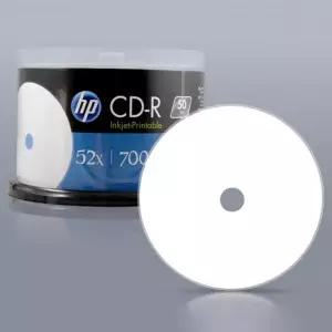 케이스) 케익 시디 공CD HP 공시디 (50p CD CDRW Media 700MB Printable 52x CD-R